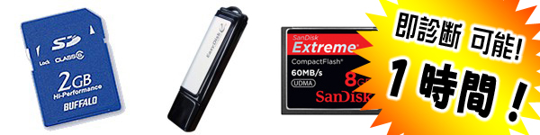 メモリーカード、USBメモリー